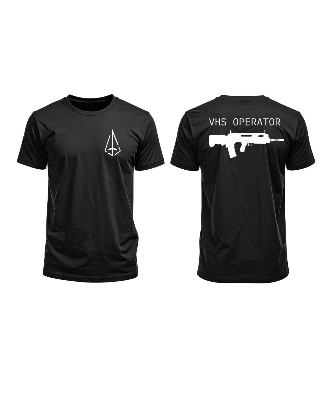 VHS Operator Majica — front and back view